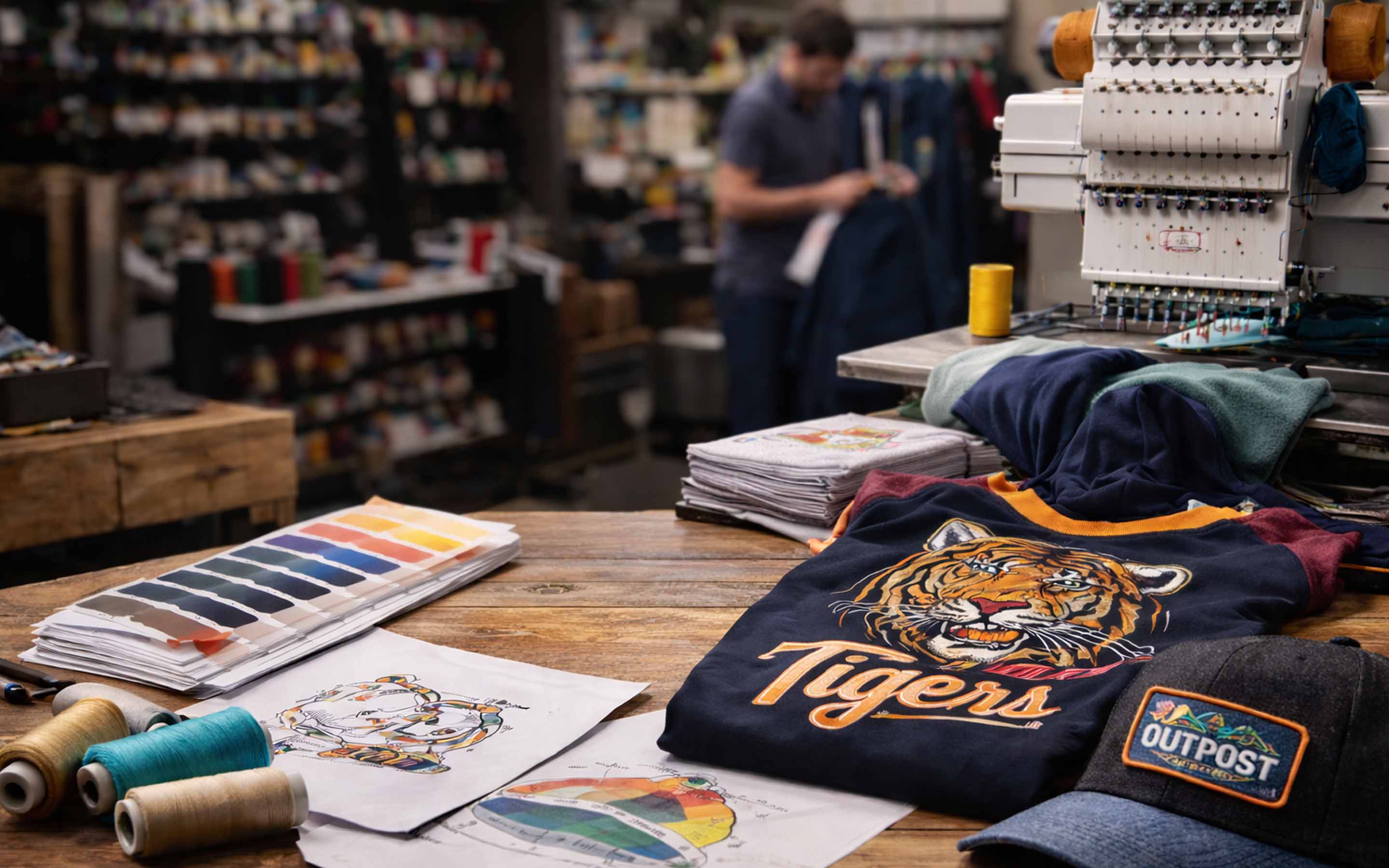 Custom merchandise design process